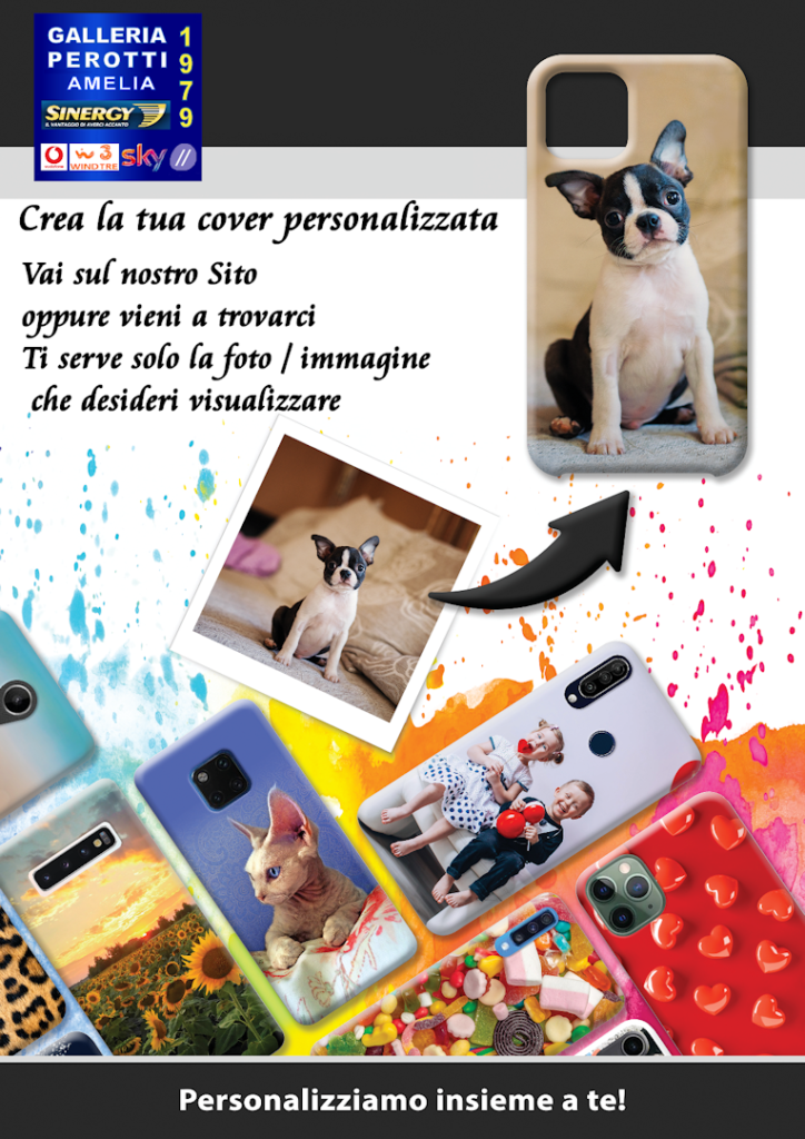 Cover Cellulare Personalizzata via Corriere Galleria Perotti Amelia